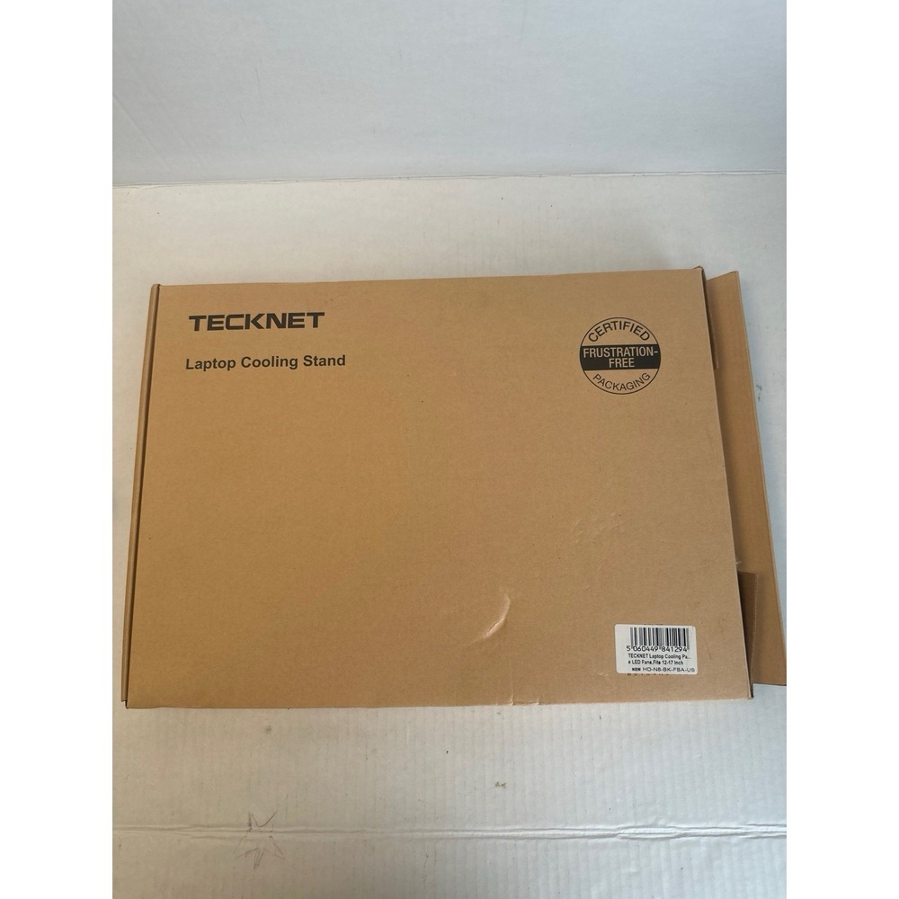 TECKNET Laptop Cooling Pad Stand LED Fans 12-17 Inch HD-N8-BK-FBA-US Sealed New⁠